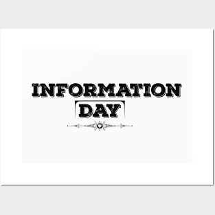 National Freedom of Information Day Black Posters and Art